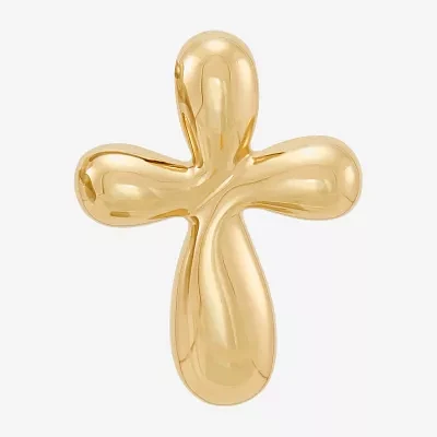 Womens 14K Gold Cross Pendant