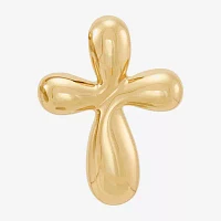 Womens 14K Gold Cross Pendant