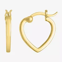 Yes Please! 1 3/4 CT. T.W. Lab Created White Sapphire 14K Gold Over Silver Sterling Silver Heart 2 Pair Earring Set