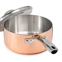 BergHOFF Vintage Tri-Ply Stainless Steel Copper Polished 5-pc. Cookware Set