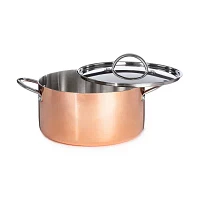 BergHOFF Vintage Tri-Ply Stainless Steel Copper Polished 5-pc. Cookware Set