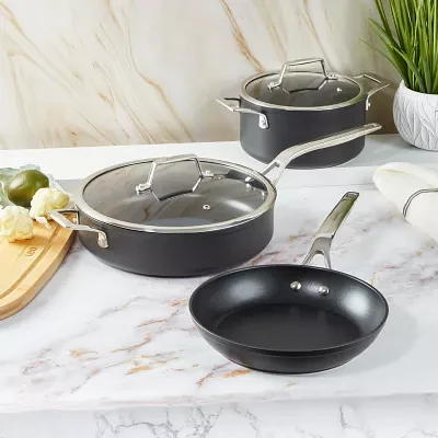 BergHOFF Essentials Ano Hard Anodized Non-Stick 5-pc. Cook-Starter Set