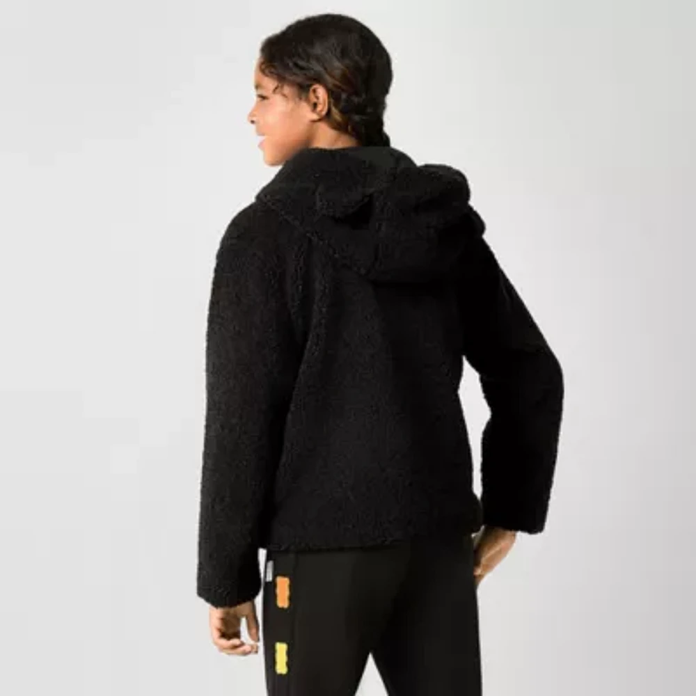 JCPenney x HARIBO Little & Big Girls Lightweight Teddy Jacket