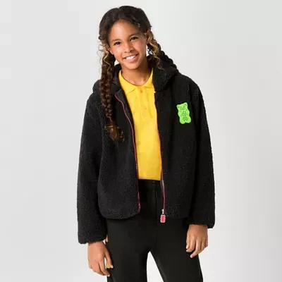 JCPenney x HARIBO Little & Big Girls Lightweight Teddy Jacket