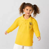 JCPenney x HARIBO Toddler Girls Long Sleeve Polo Shirt