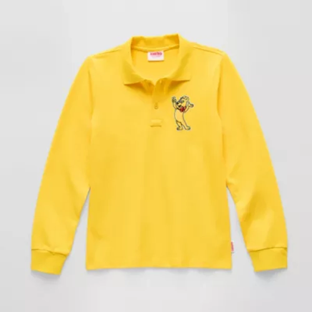 JCPenney x HARIBO Little & Big Girls Long Sleeve Polo Shirt
