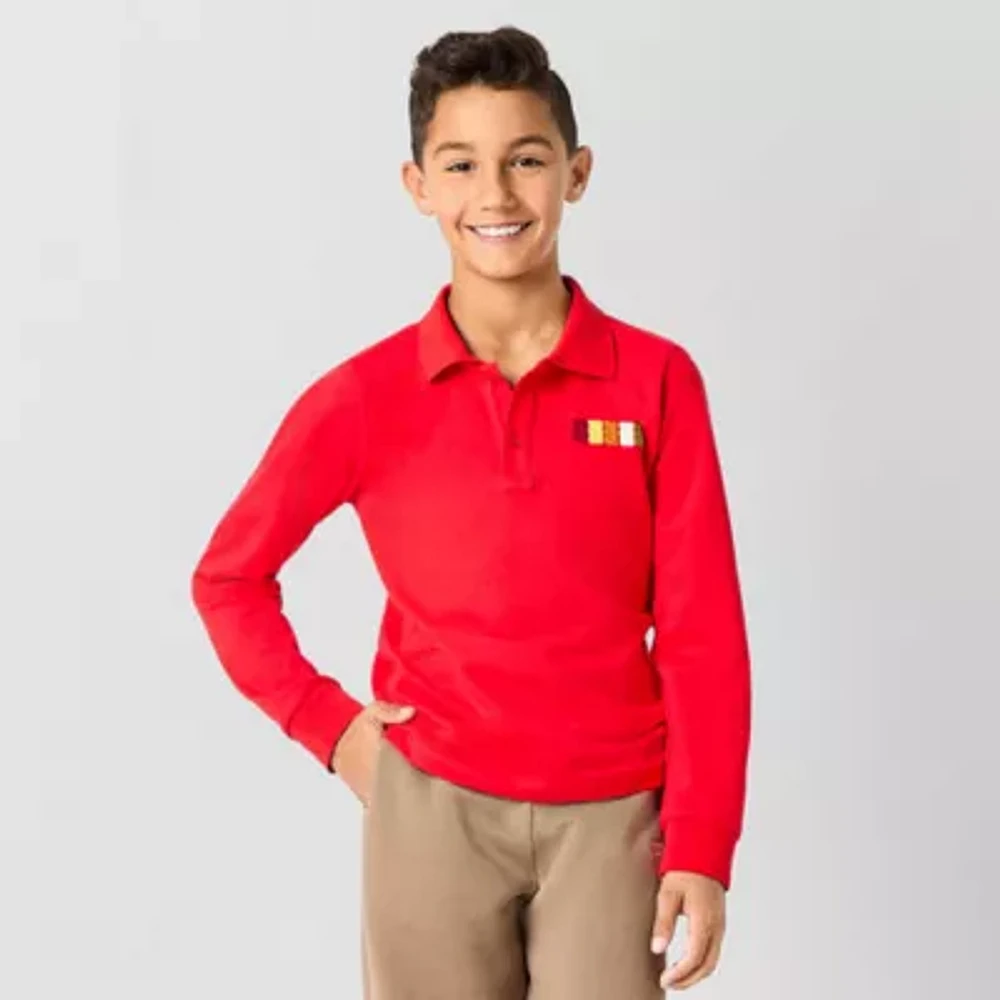 JCPenney x HARIBO Little & Big Boys Long Sleeve Polo Shirt