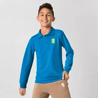 JCPenney x HARIBO Little & Big Boys Long Sleeve Polo Shirt