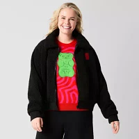 JCPenney x HARIBO Womens Juniors Plus Lightweight Bomber Jacket