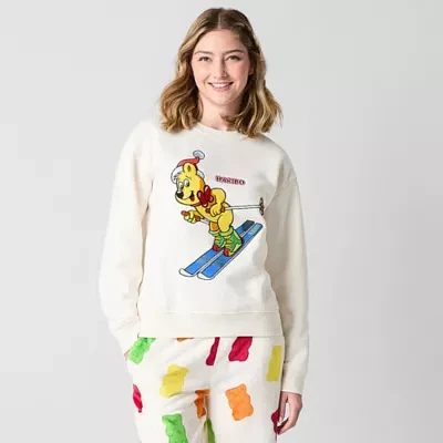 JCPenney x HARIBO Womens Juniors Long Sleeve Sweatshirt