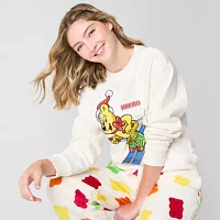 JCPenney x HARIBO Womens Juniors Long Sleeve Sweatshirt