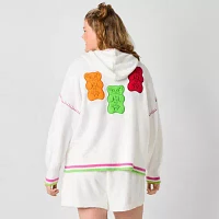 JCPenney x HARIBO Womens Long Sleeve Juniors Plus Hoodie