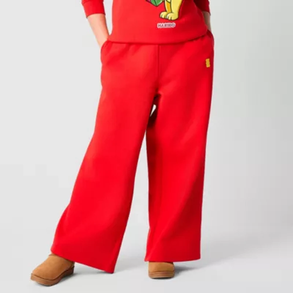 JCPenney x HARIBO Juniors Plus Womens Wide Leg Sweatpant