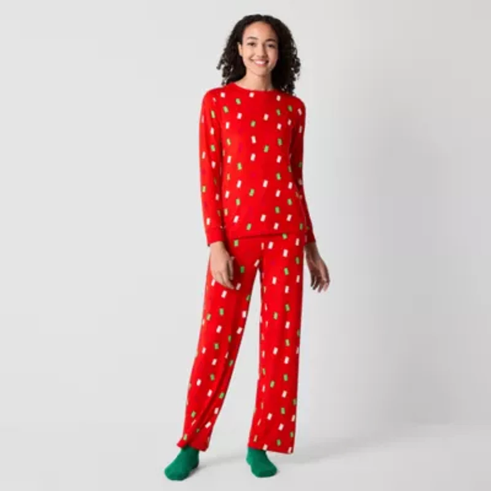 JCPenney x HARIBO Womens Juniors 2-pc. Pant Pajama Set