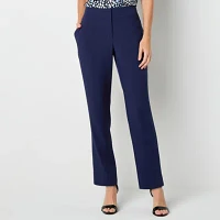 Black Label by Evan-Picone Womens Straight Fit Suit Pants