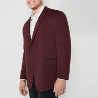 J. Ferrar Mens Slim Checked Fit Sport Coat