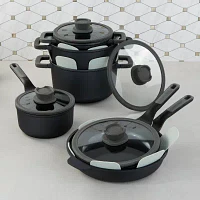 BergHOFF Leo Stone+ Ceramic Non-Stick 10-pc. Cookware Set