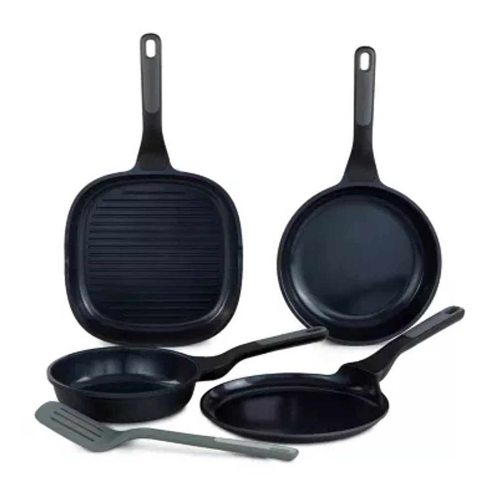 BergHOFF Leo Stone+ Ceramic Non-Stick Specialty 5-pc. Cookware Set