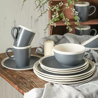 Stone + Lain Serenity 32-pc. Stoneware Dinnerware Set