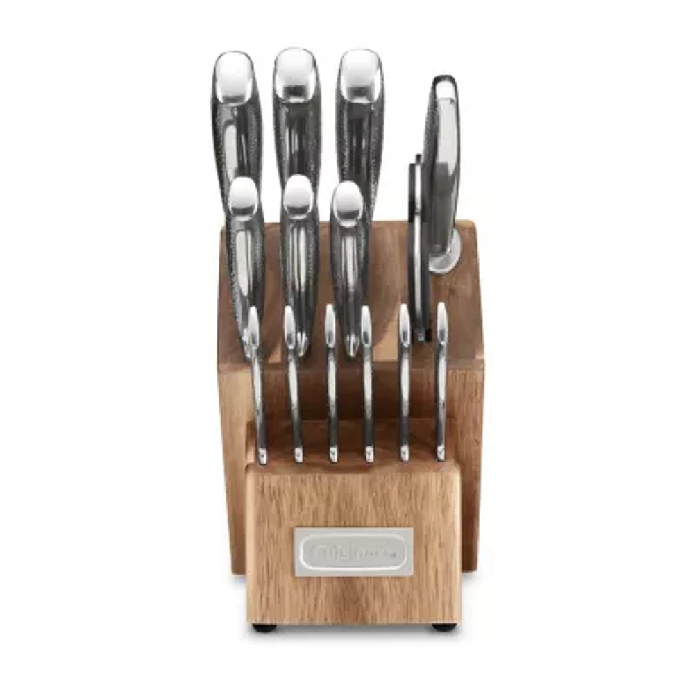 Cuisinart Soft Hammered 15-pc. Knife Block Set