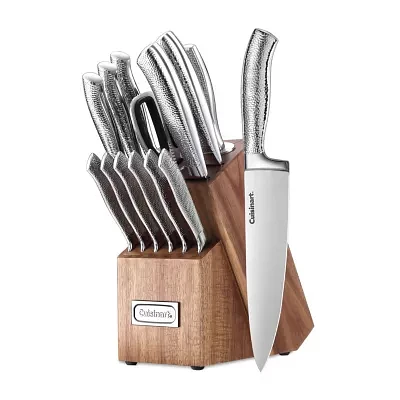 Cuisinart Soft Hammered 15-pc. Knife Block Set