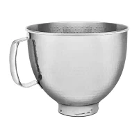 KitchenAid Hammered Stainless Steel Mixer Accessory Bowl