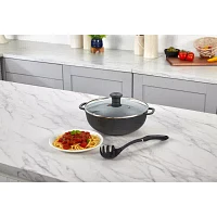 IMUSA Gusto 3.5-qt. Non-Stick Caldero with Glass Lid