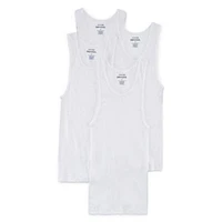 Stafford Dry + Cool Mens Big and Tall 4 Pack Quick Tank