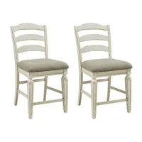 Signature Design by Ashley® Realyn Dining Collection 2-pc. Counter Height Upholstered Bar Stool