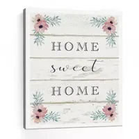 Lumaprints Home Sweet Home Shabby Chic Giclee Canvas Art