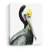 Lumaprints Watercolor Pelican I Giclee Canvas Art