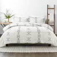 Casual Comfort Premium Down Alternative Urban Stitch Patterned Comforter Set