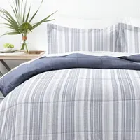 Casual Comfort Premium Down Alternative Farmhouse Dreams Reversible Comforter Set