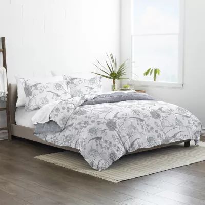 Casual Comfort Premium Down Alternative Molly Botanicals Reversible Comforter Set