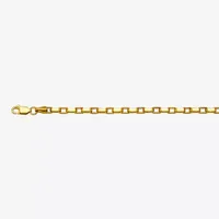 14K Gold Inch Hollow Box Chain Necklace