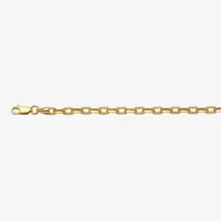 14K Gold Hollow Link Chain Bracelet