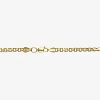 14K Gold Inch Hollow Box Chain Necklace