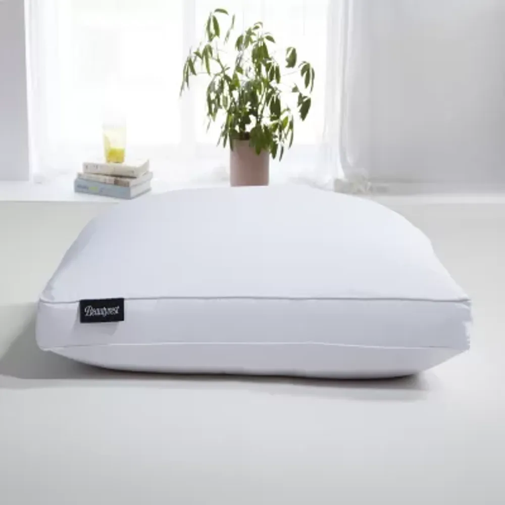 Beautyrest 400tc Sateen Cotton Down Firm Density Pillow