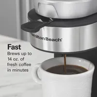 Hamilton Beach The Scoop Single Serve Coffee Maker with Removable Reservoir