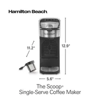 Hamilton Beach The Scoop Single Serve Coffee Maker with Removable Reservoir