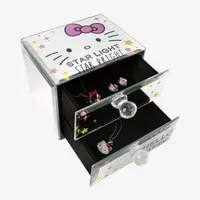 Hello Kitty "Star Light Star Bright" Mirrrored Glass Jewelry Box