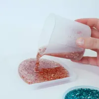 Art 101 Crafts Resin Glitter Coasters with 23 Pieces