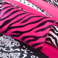 Mi Zone Gemma Zebra Comforter Set with decorative pillow