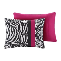 Mi Zone Gemma Zebra Comforter Set with decorative pillow