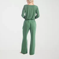 Muk Luks Womens Long Sleeve 3-pc. Pajama Sets