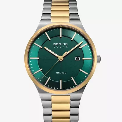 Bering Mens Two Tone Bracelet Watch 14439-718