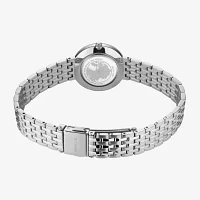 Bering Womens Silver Tone Stainless Steel Bracelet Watch 19126-700