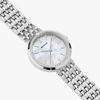 Bering Womens Silver Tone Stainless Steel Bracelet Watch 19126-700