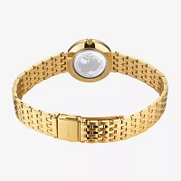 Bering Womens Gold Tone Stainless Steel Bracelet Watch 19126-734