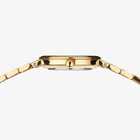 Bering Womens Gold Tone Stainless Steel Bracelet Watch 19126-734